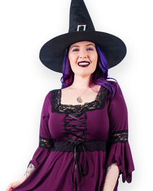 Dare Fashion Spellcaster Witch H03 Plum SSSwish Gothic Victorian Cosplay Witch