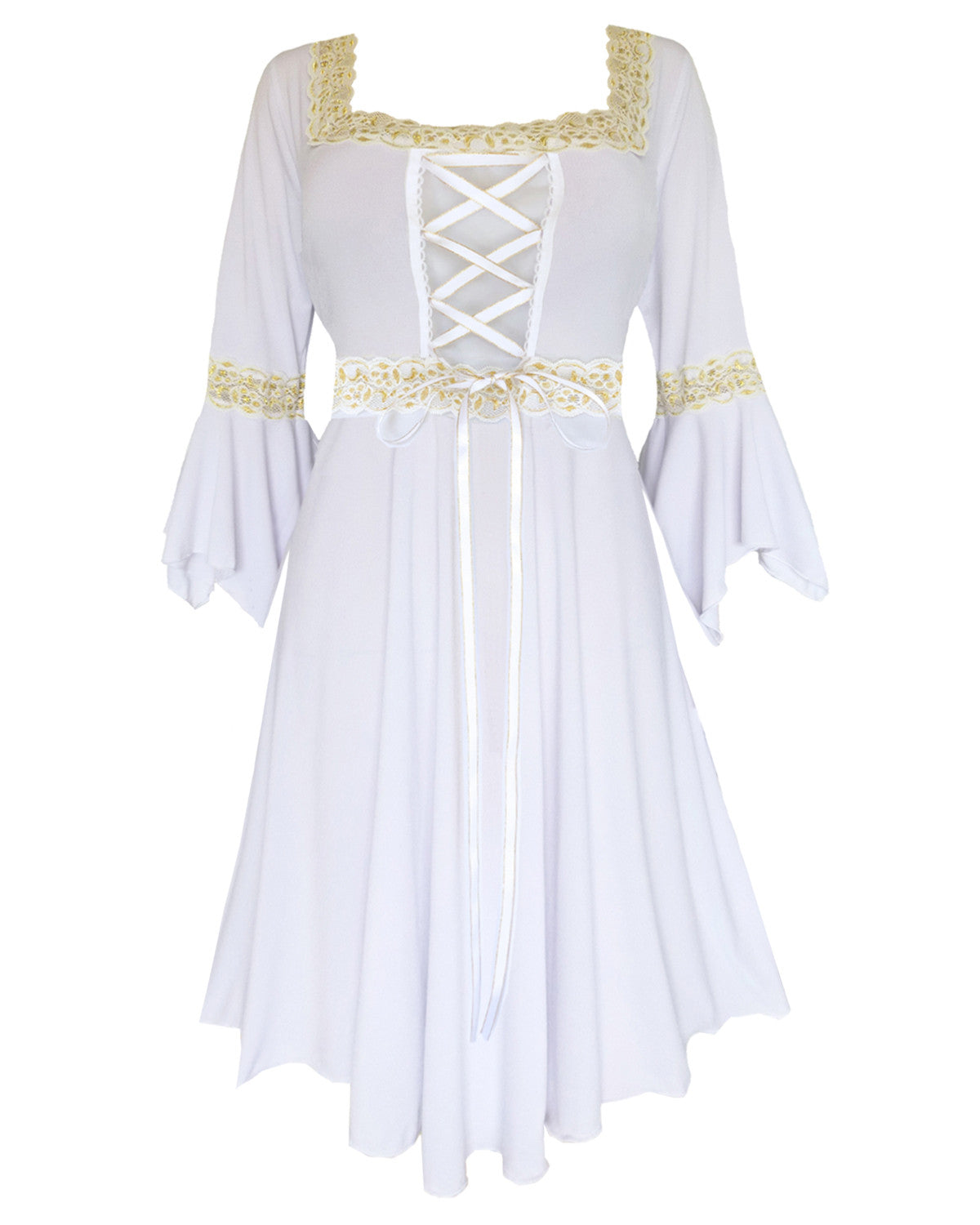 white christmas dresses Renaissance Corset Dress – Naheemah Azor main image 1