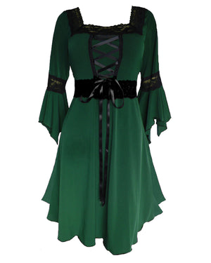 Dare Fashion Renaissance Dress D01 Envy Renaissance Gothic Witch Dress Gown