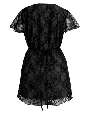 Dare Fashion Sweetheart Short sleeve top S09 BlackB Victorian Gothic Corset Chemise