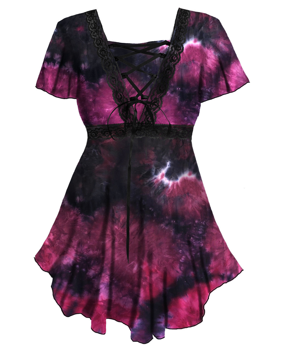 Angel Top in White/Black