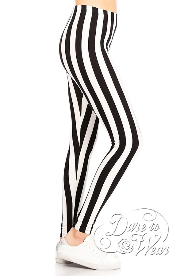 Peached Leggings in Checkmate  Chess Board Checkered Flag Tights