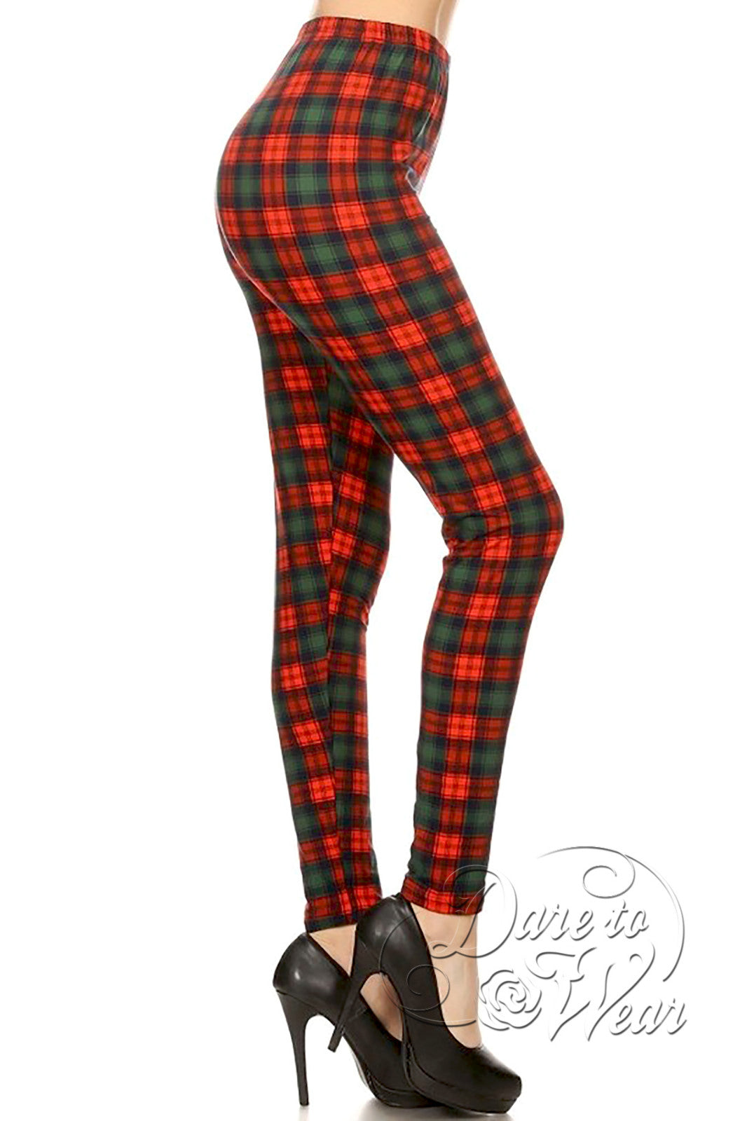 Red & Black Plaid Christmas Buttery Soft Leggings Plus Size Pants Active  Wear | eBay