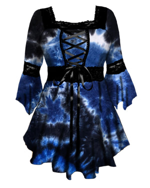 Dare Fashion Renaissance Long sleeve top F05 BlueBlood Victorian Gothic Corset Blouse