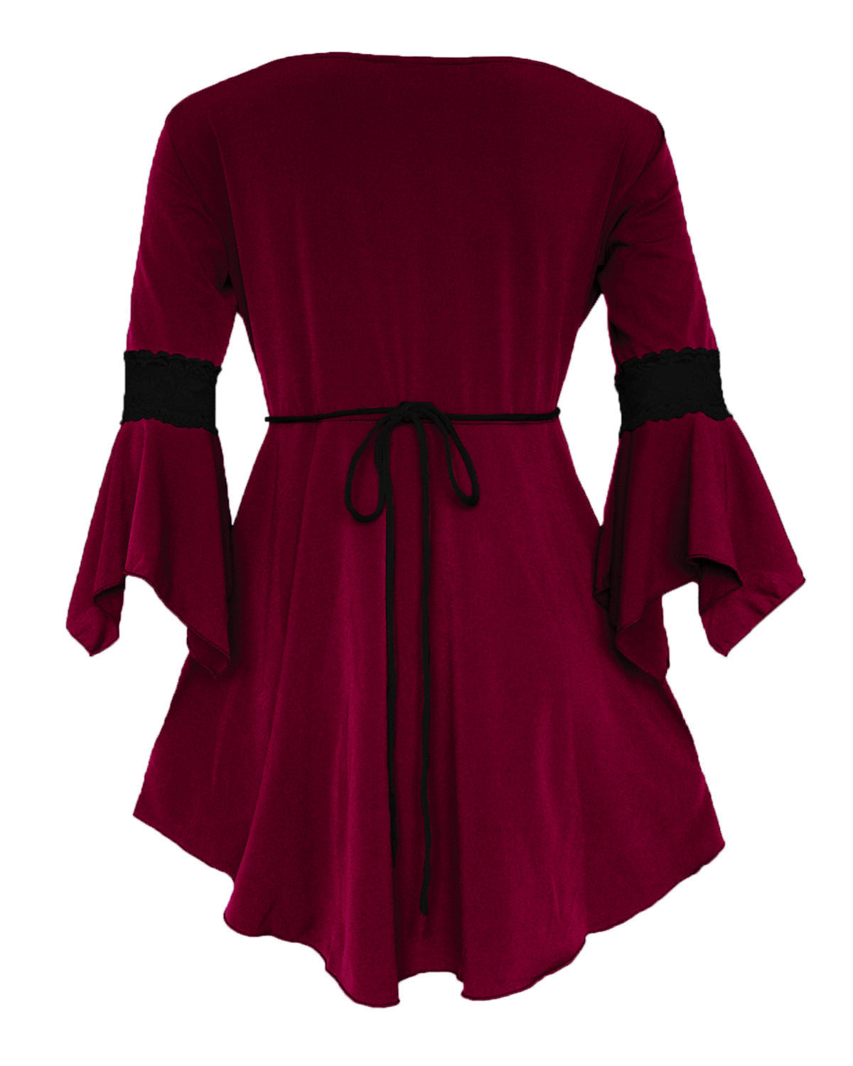 Dare Fashion Renaissance Top in Burgundy | Maroon Gothic Vampire Corset Blouse 1x Dare Fashion Renaissance Top in Burgundy | Maroon Gothic Vampire Corset Blouse 1x