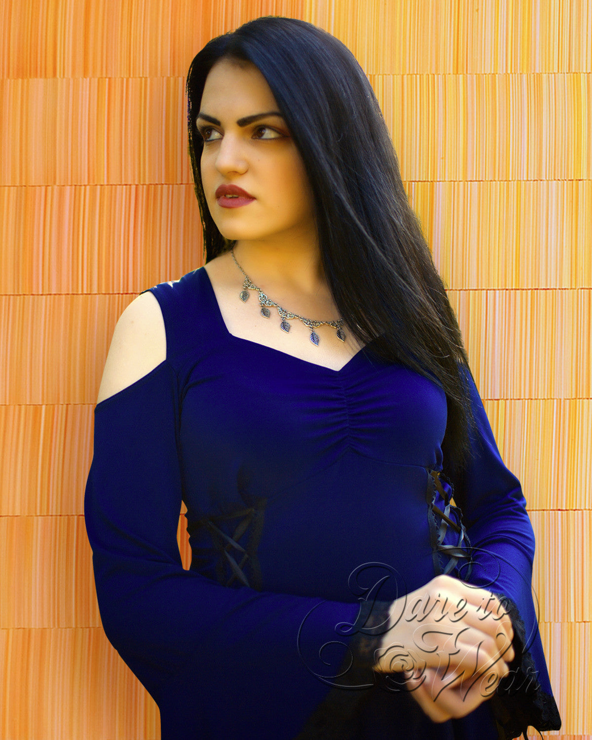 Dare Fashion Temptation Top F45 Midn GGSideOrgThch Gothic Victorian Corset Tunic