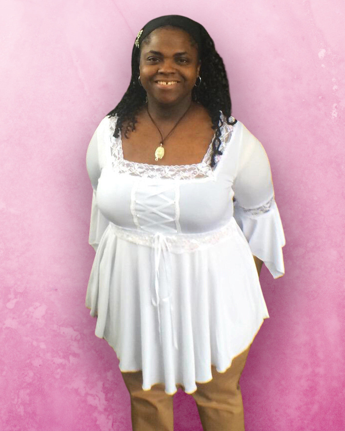 Renaissance Top in Icing | White Sequin Gothic Wedding Corset Blouse ...