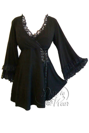 Dare To Wear Gothic Women's Victoria Corset Top Black