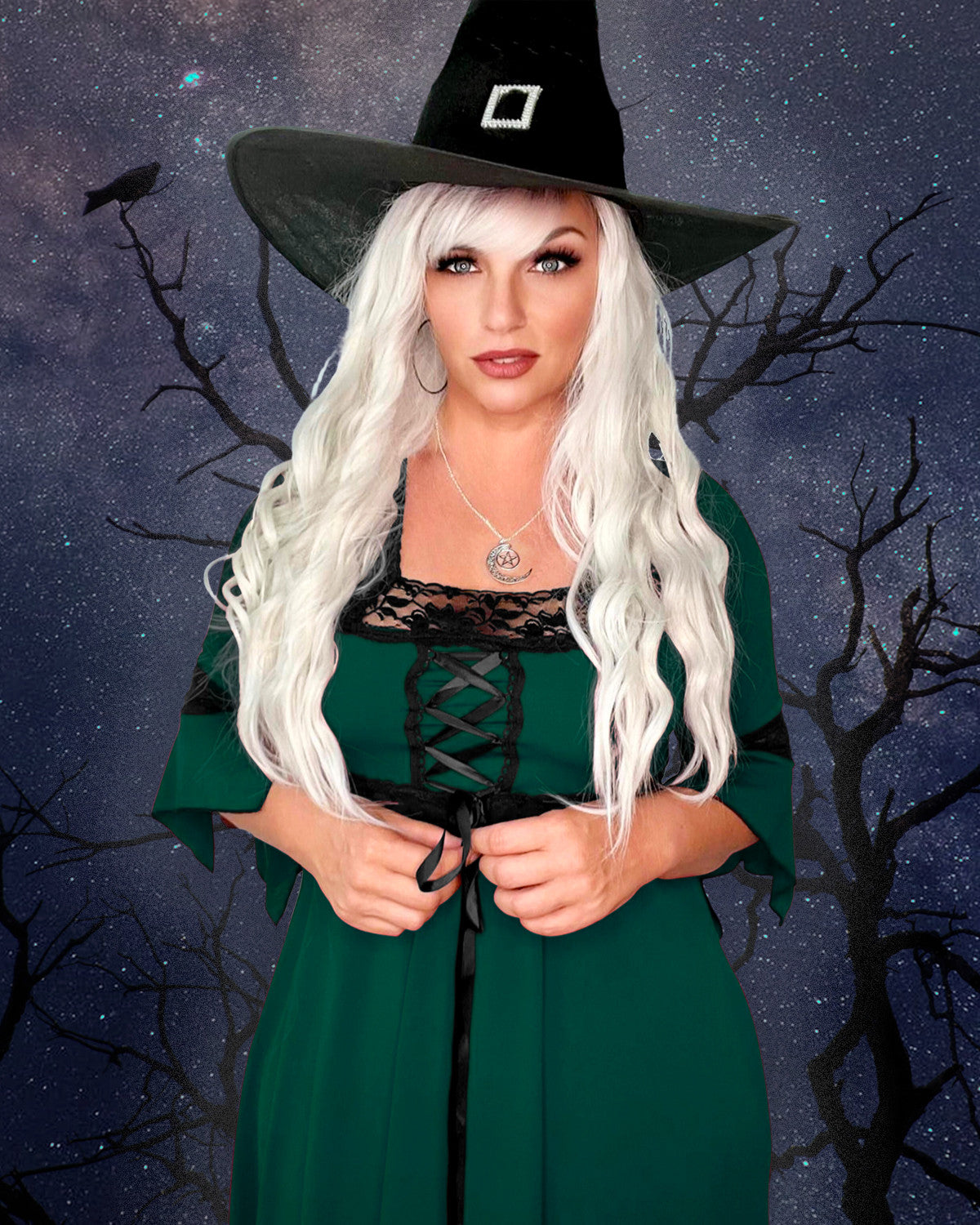 Dare Fashion Adult Gothic Witch Costume Renaissance Corset Dress Envy Green 2x Dare Fashion Adult Gothic Witch Costume Renaissance Corset Dress Envy Green 2x