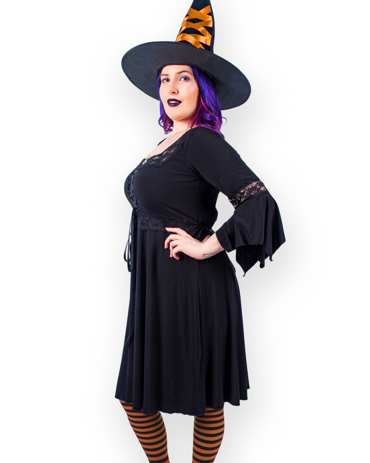 witch dress women Cosplay Costume Brimhat Coco Hat Atelier Hat Cloak Set Black Halloween Carnival Party Outfits Thats always fun Our Goth Halloween Cut Out