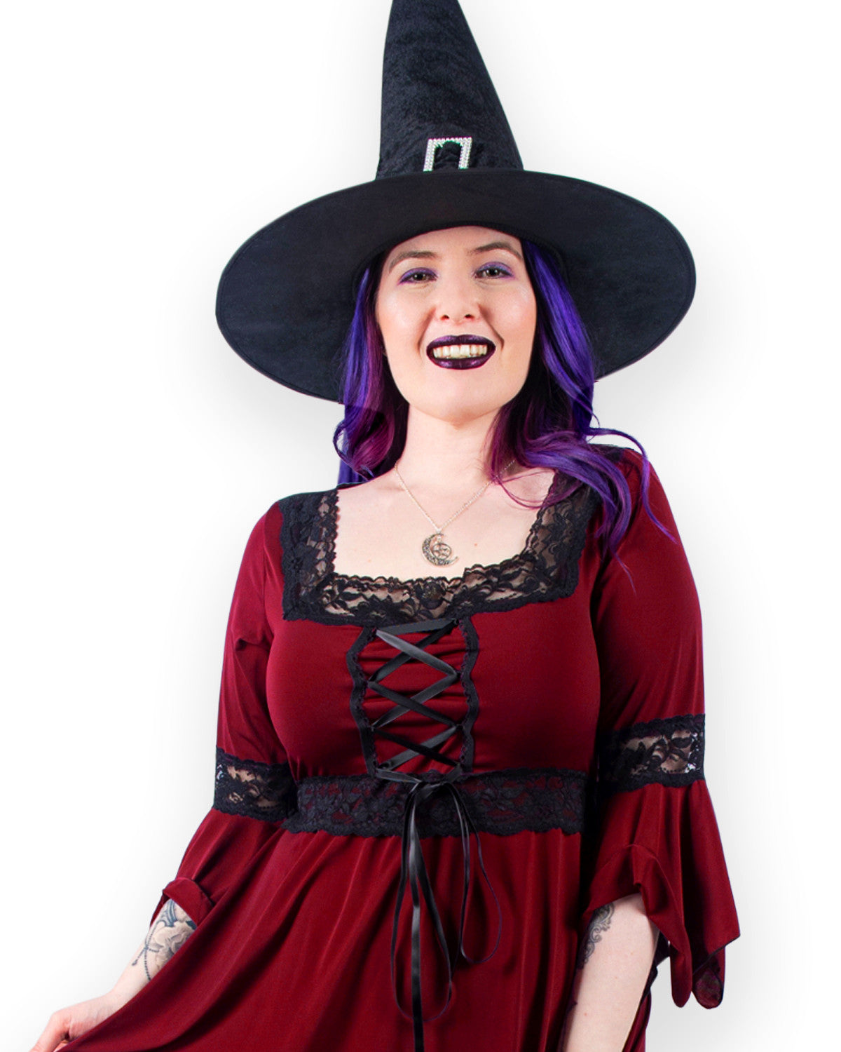 Dare Fashion Adult Gothic Witch Costume Renaissance Corset Top Burgundy Red 5x Dare Fashion Adult Gothic Witch Costume Renaissance Corset Top Burgundy Red 5x