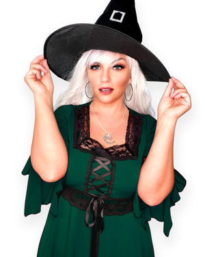 Dare Fashion Spellcaster Witch H03 Envy ElizaTouchHat Gothic Witch Costume