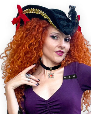 Dare Fashion Corsair Pirate  H05 F30 Mulberry MJClose Gothic Steampunk Pirate Costume