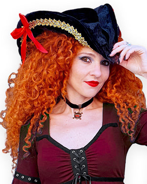 Dare Fashion Buccaneer Pirate H06 Ophelia Burgundy MJClose Steampunk Pirate Costume
