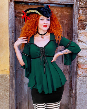 Dare Fashion Buccaneer Pirate H06 Ophelia Envy MJDoor Steampunk Pirate Costume