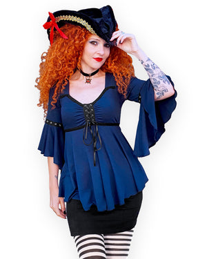 Dare Fashion Buccaneer Pirate H06 Ophelia Midnight MJTip Steampunk Pirate Costume